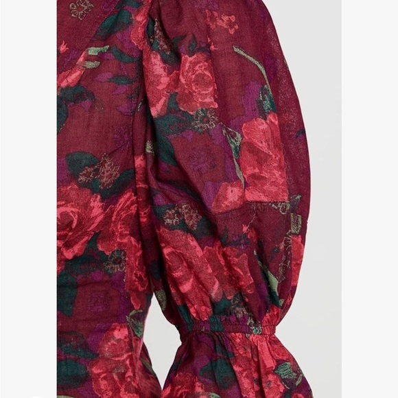 Free People Found You Printed Floral Top - Picture 7 of 9